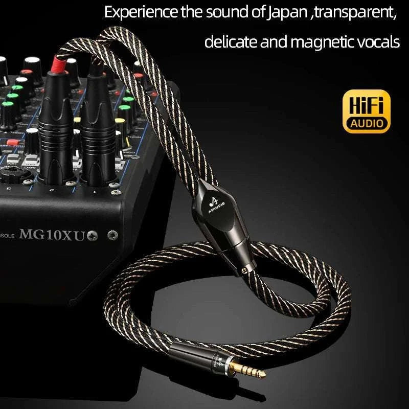 4.4mm Balanced to Dual XLR Cable for HiFi Audio and Studio Use-1.5m / 4.4mm to 2xlr male