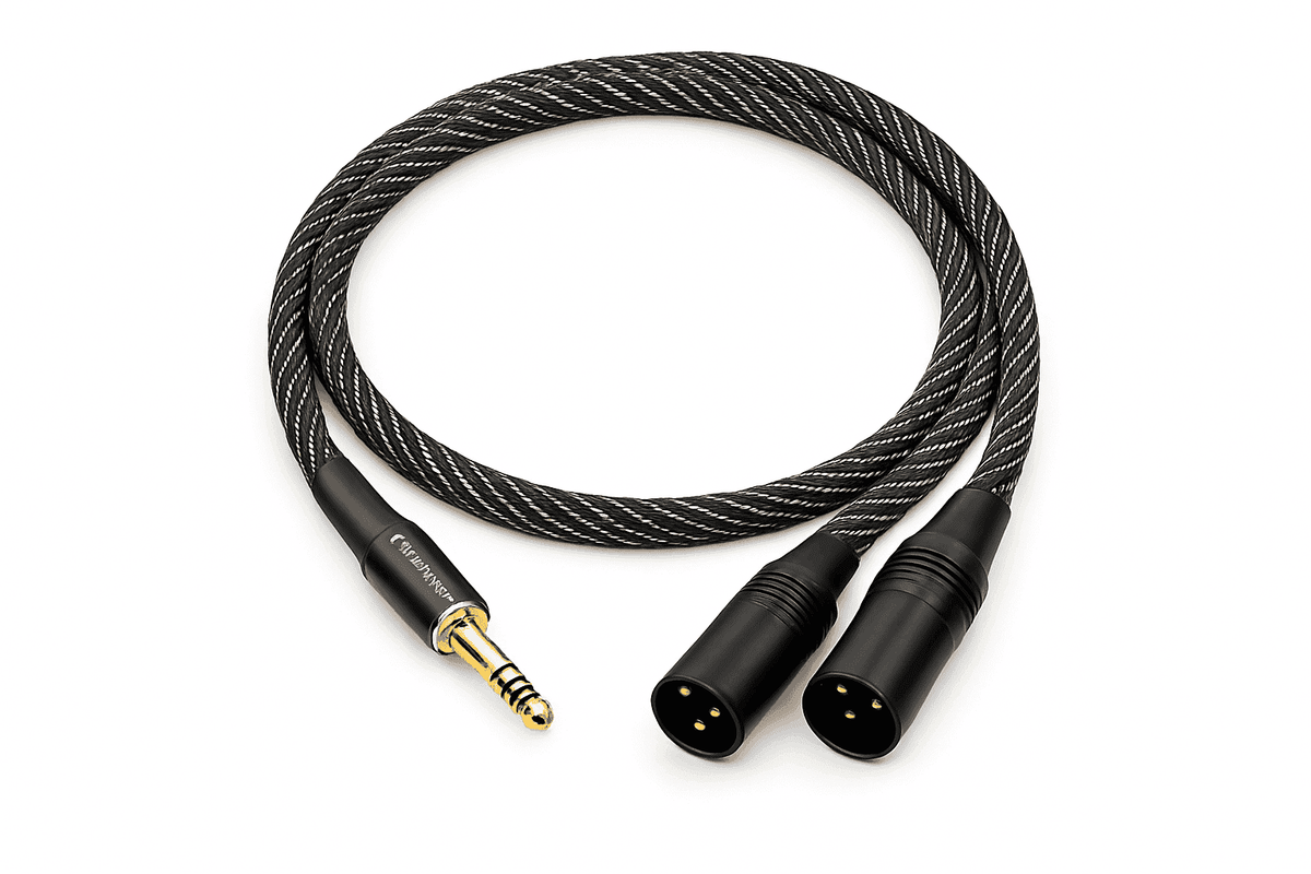 4.4mm Balanced to Dual XLR Cable for HiFi Audio and Studio Use-1.5m / 4.4mm to 2xlr male