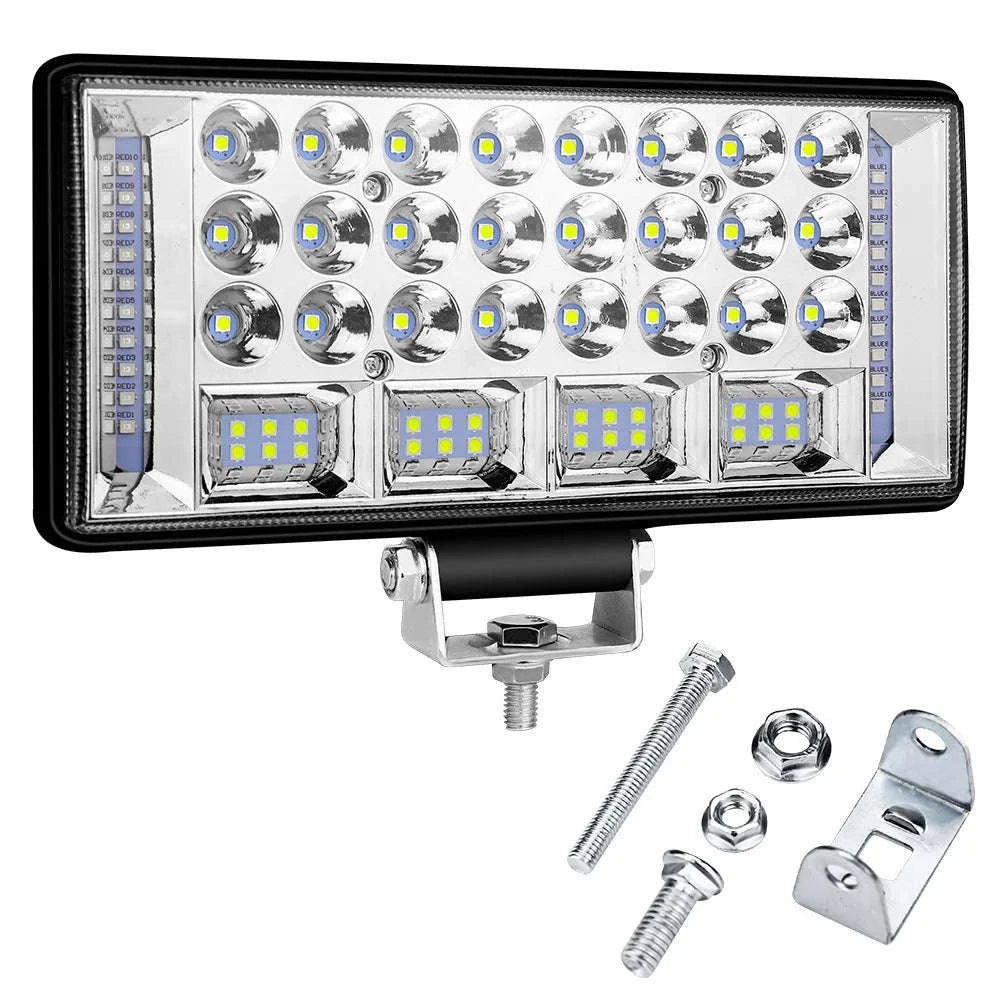 4-7 Inch LED Work Light Bar for Truck, Car, Boat, Tractor & ATV 12V/24V-2pcs 5inch 108W