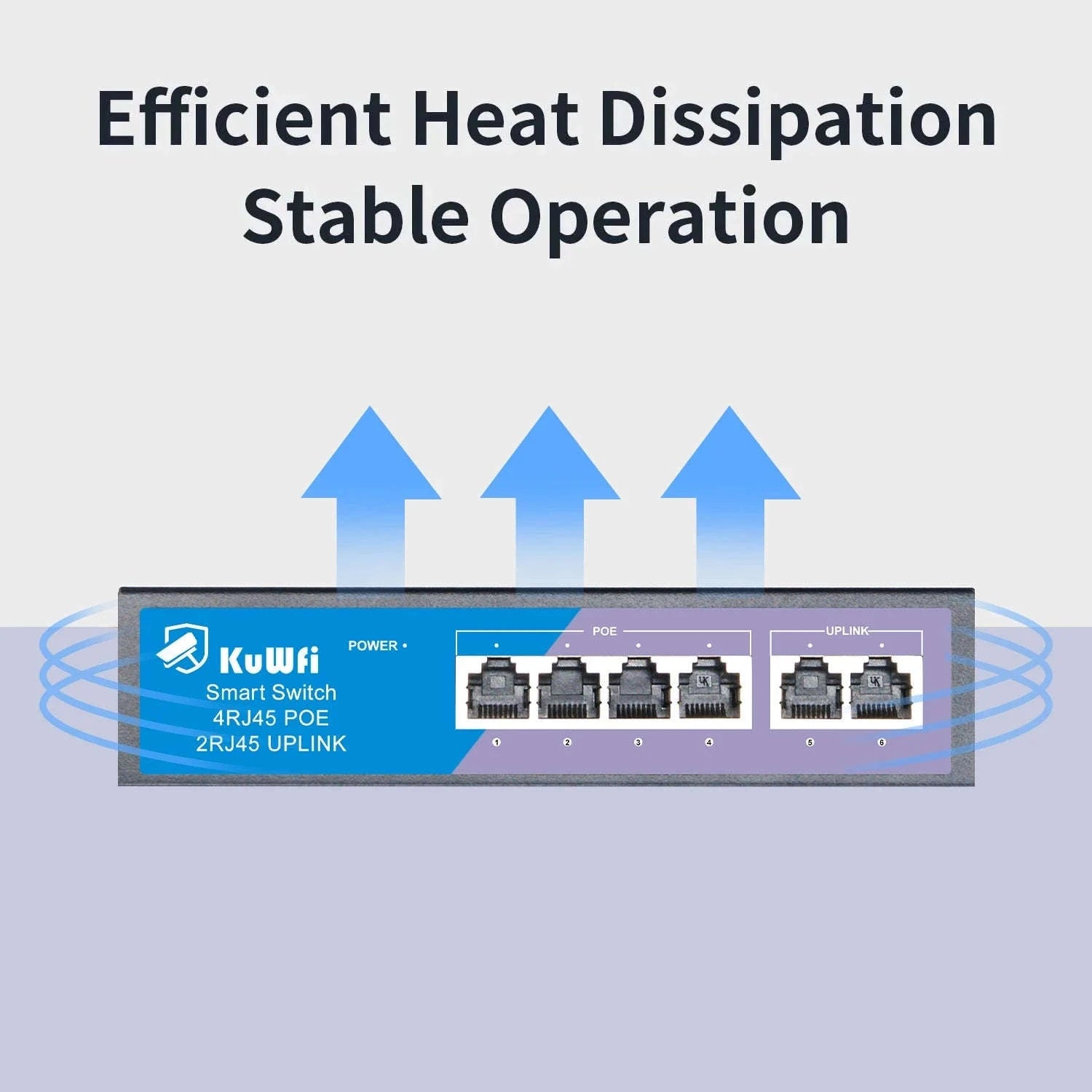 4/8 Port PoE Ethernet Switch – Streamlined Power and Data-F08G20-J / CHINA