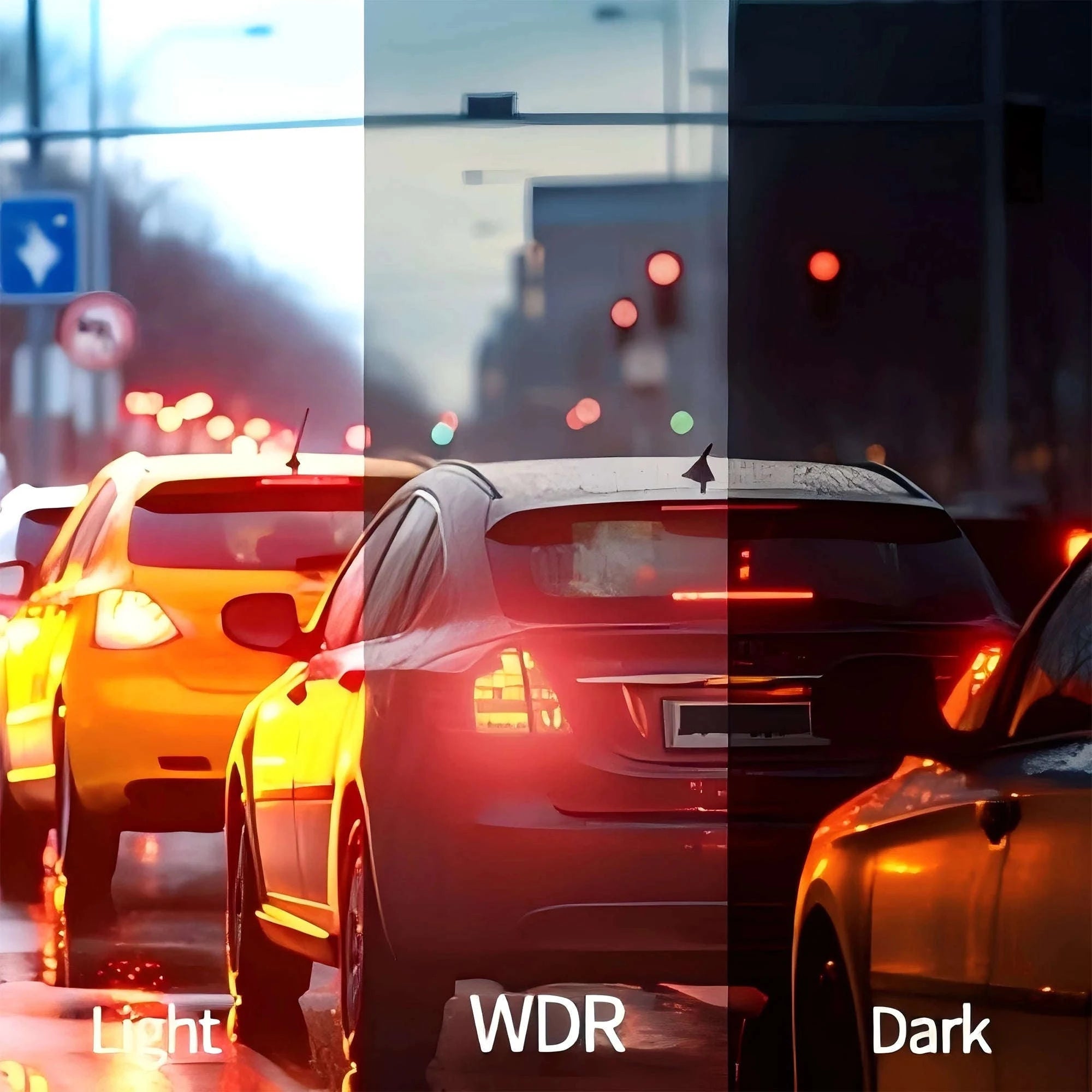 4-Channel Car Dash Cam with WiFi, 1080P Recording & Night Vision-WiFi 4Ch Dash Cam / No SD Card