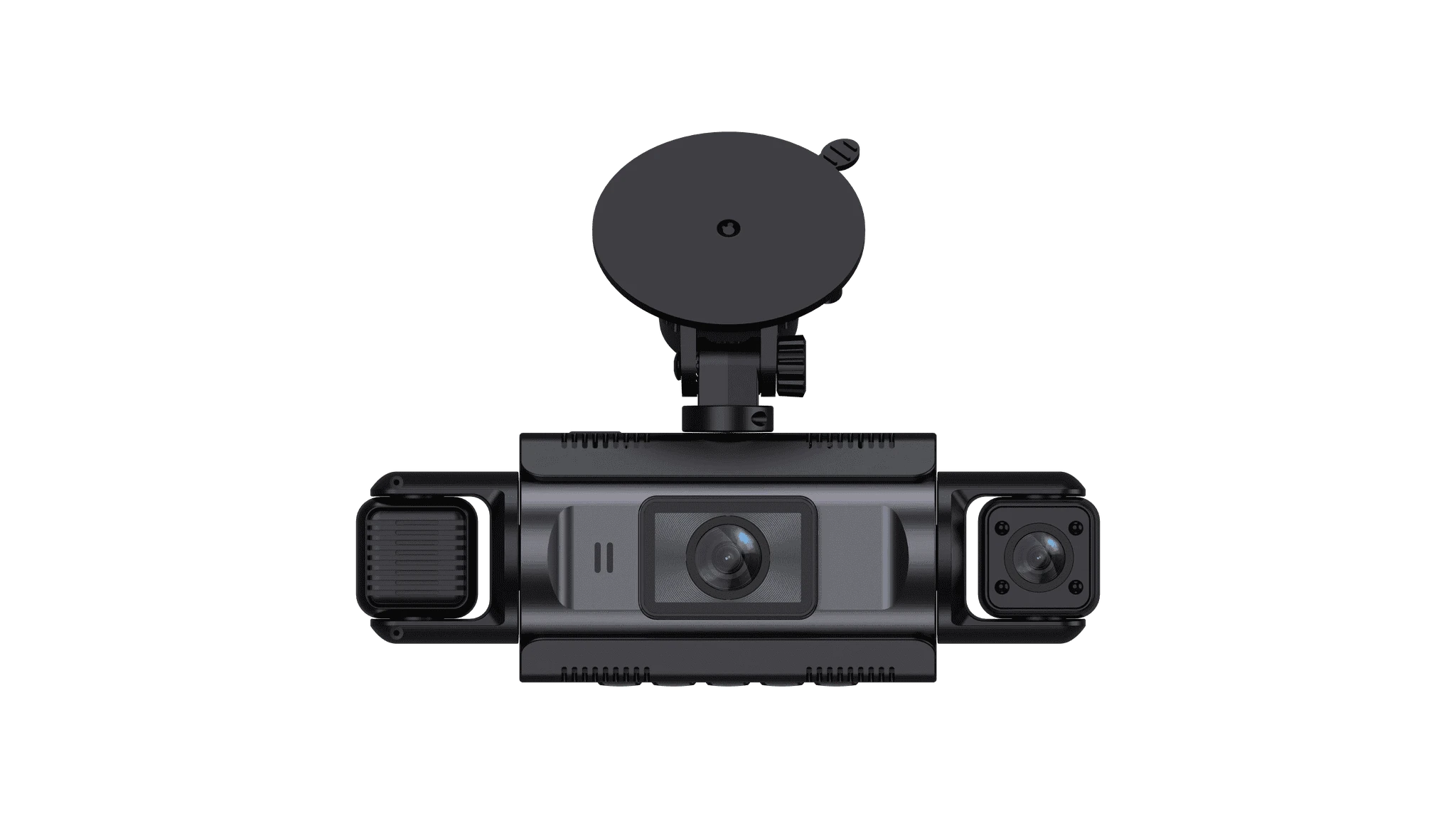 4-Channel WiFi Dash Camera with Night Vision-No Hardwire kit / China Mainland / No Card