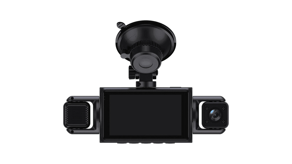 4-Channel WiFi Dash Camera with Night Vision-No Hardwire kit / China Mainland / No Card