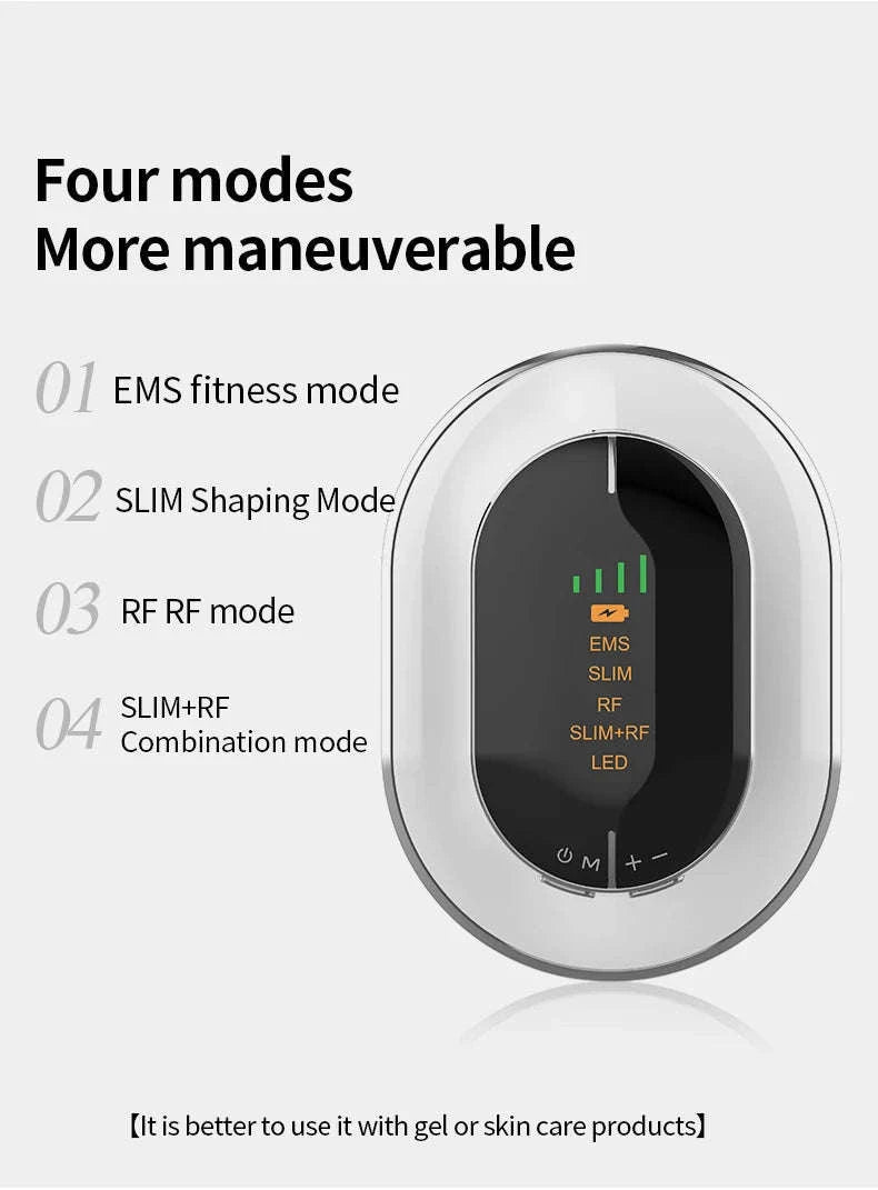 4‑in‑1 Cordless Cellulite Massager & Body Sculpting Machine-Black