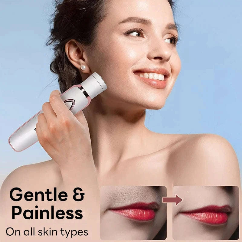 4‑in‑1 Electric Epilator and Facial Hair Removal Kit-Gold