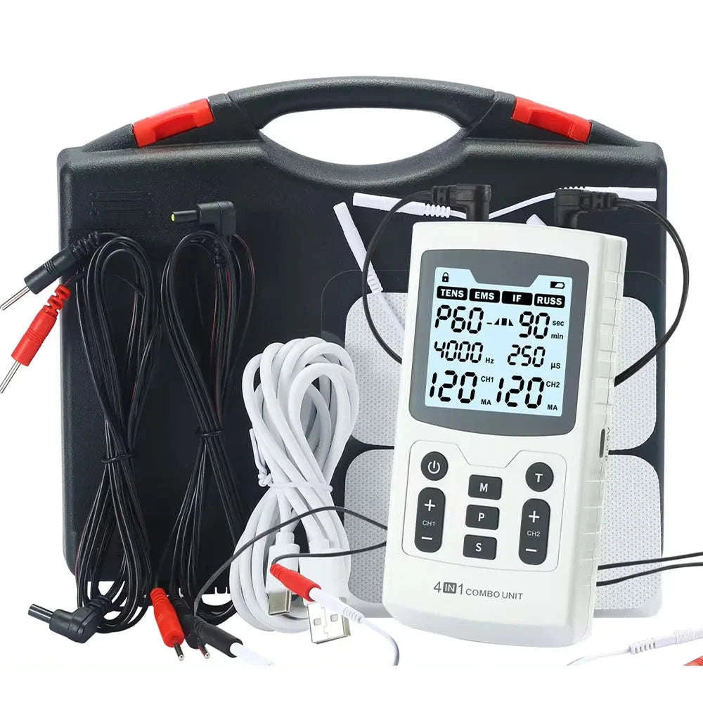 4‑in‑1 Electric Muscle Stimulation Device-JRW-600 WH