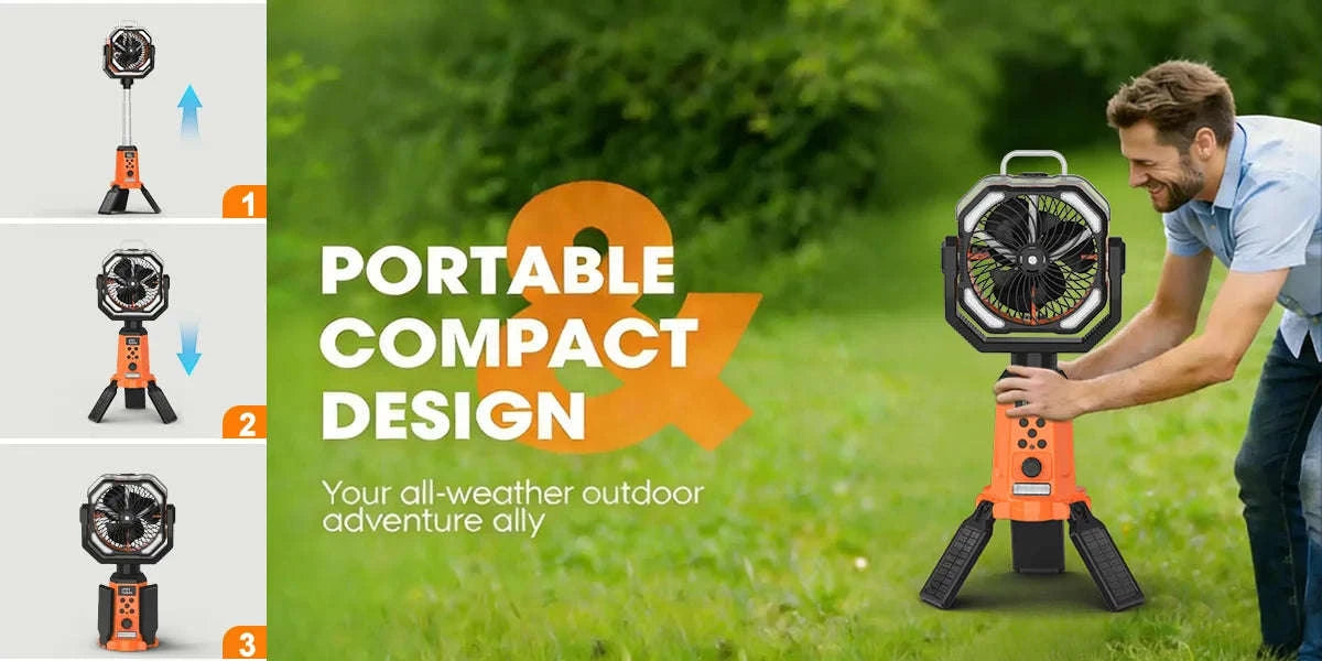 4-in-1 Portable Rechargeable Fan with Spray and Light-green / United States