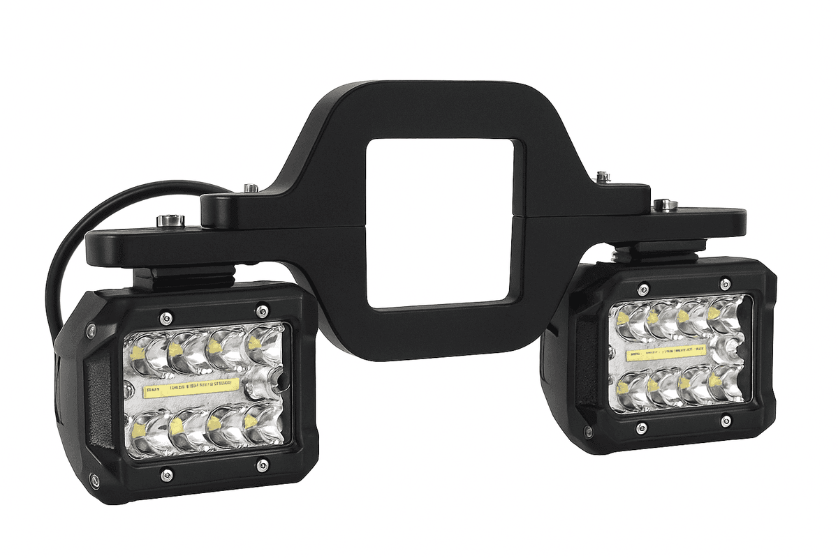 4 Inch 60W Work Light with Tow Hitch Mount-light-2pcs