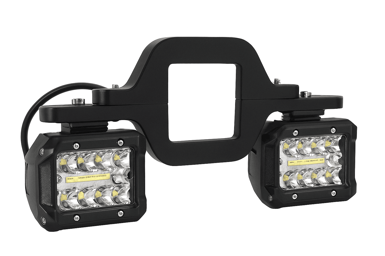 4 Inch 60W Work Light with Tow Hitch Mount-light-2pcs