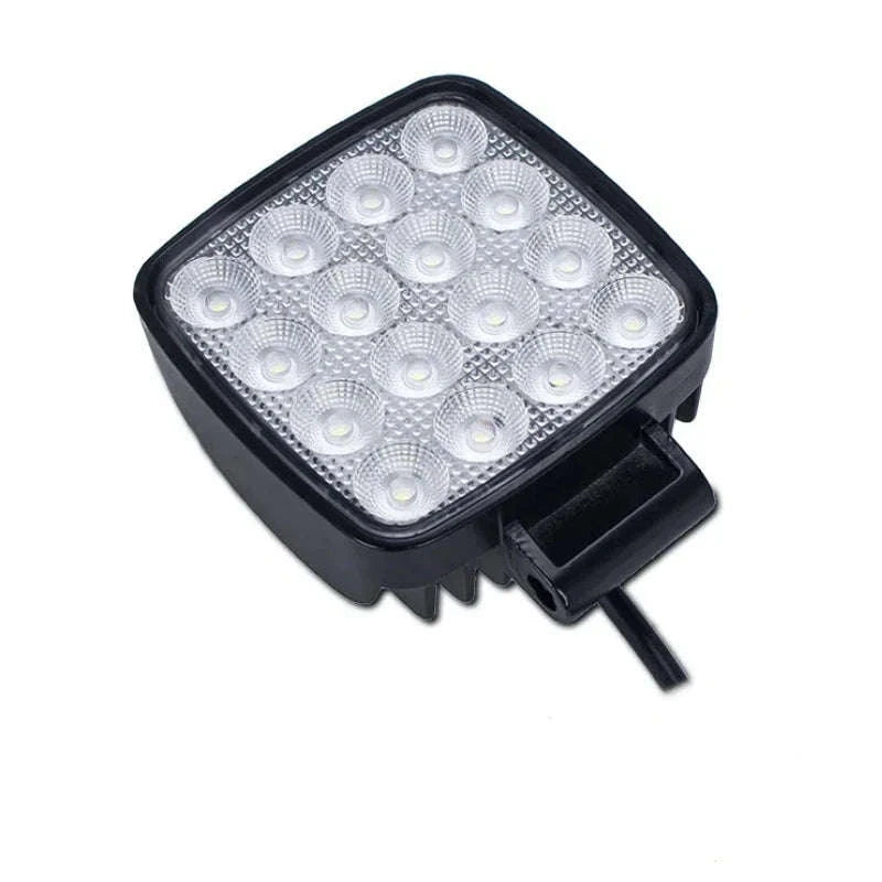 4 Inch LED Flood Light 12V 24V 6240LM IP67-WHITE / 6000K