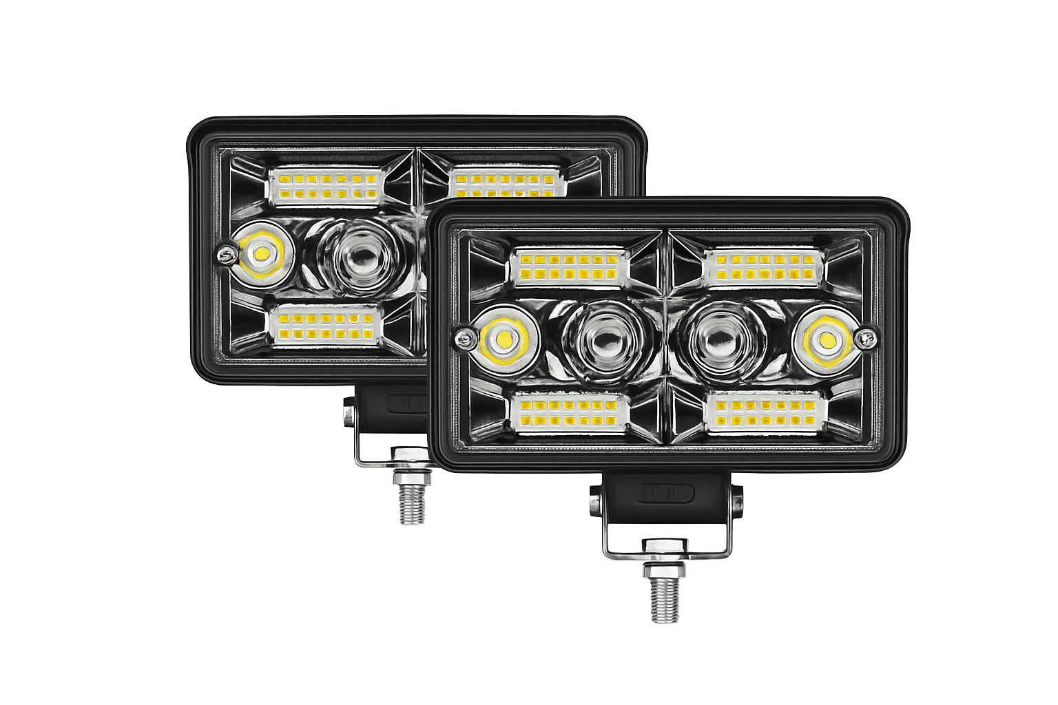 4 Inch LED Light Bar Yellow White Off Road Work Light 12V 24V-1 pcs