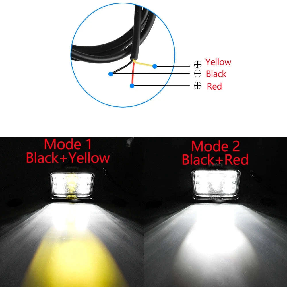 4 Inch LED Light Bar Yellow White Off Road Work Light 12V 24V-1 pcs
