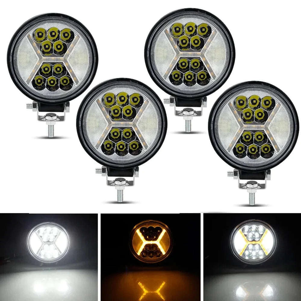 4 Inch LED Work Light Bar 12-24V Combo Beam-4pc