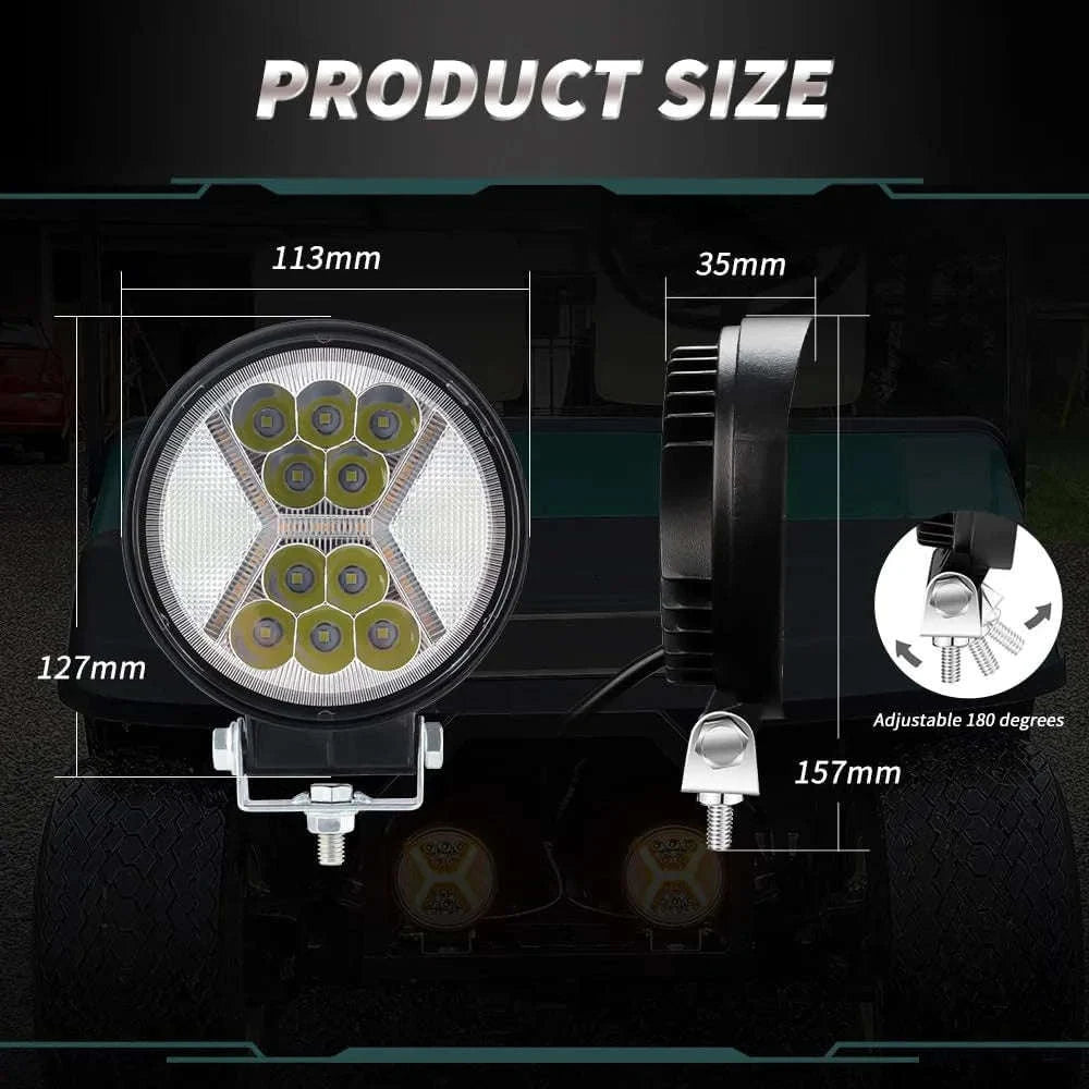 4 Inch LED Work Light Bar 12-24V Combo Beam-4pc