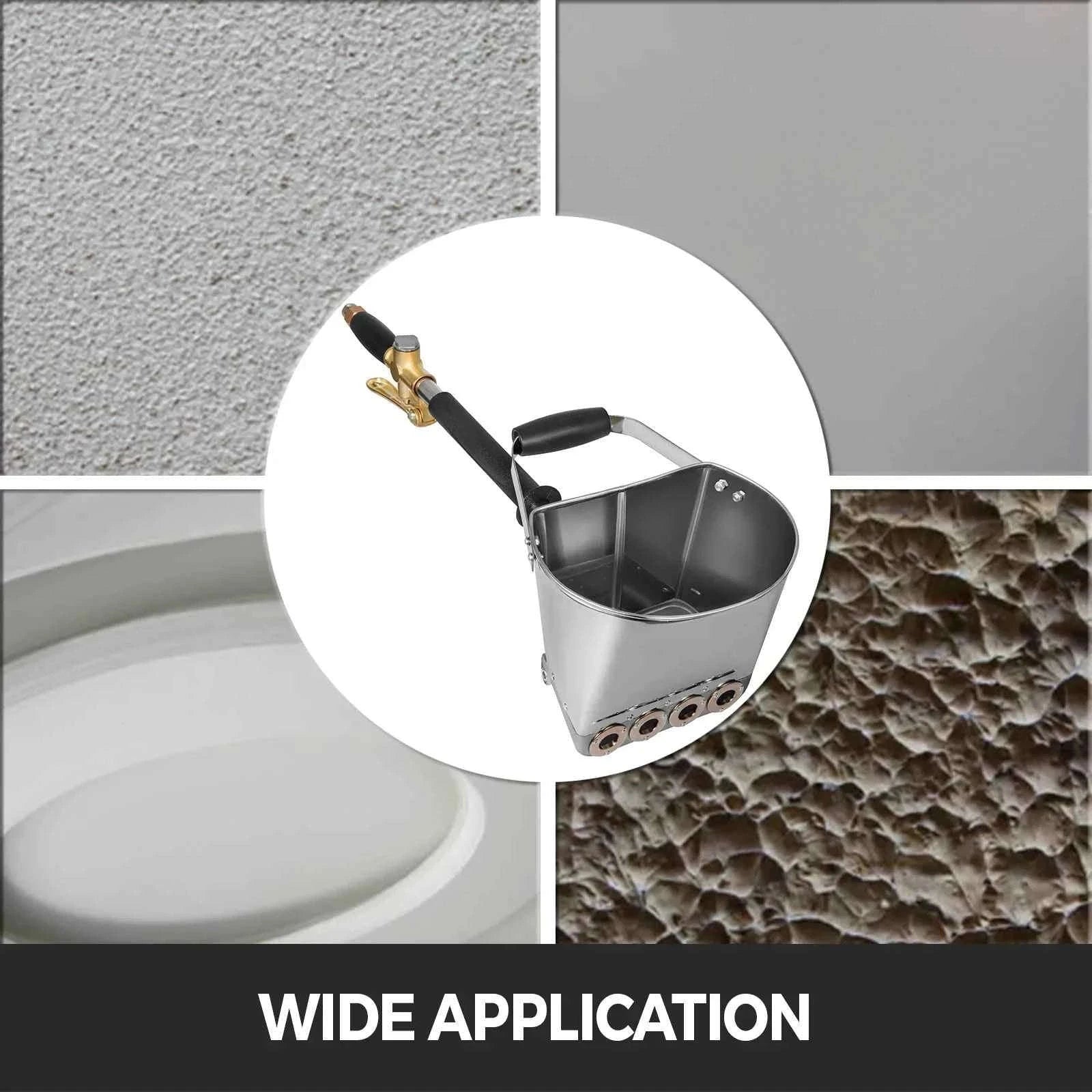 4 Jet 3 HP Stucco Sprayer Hopper Paint Gun for Wall and Ceiling Painting-3000W / Germany