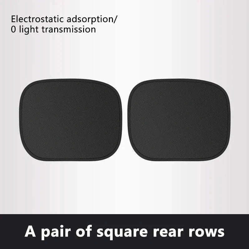 4-Layer Car Side Window Sun Shade Cover-Laser 4pcs
