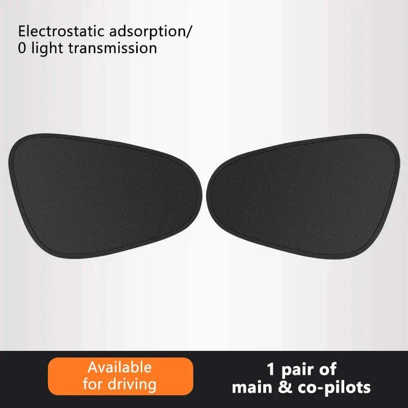 4-Layer Car Side Window Sun Shade Cover-Laser 4pcs
