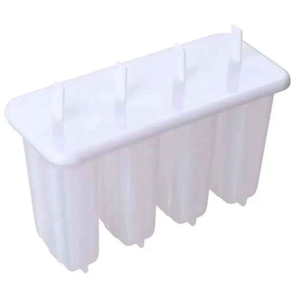 4-Link Popsicle Mold with Lid-white
