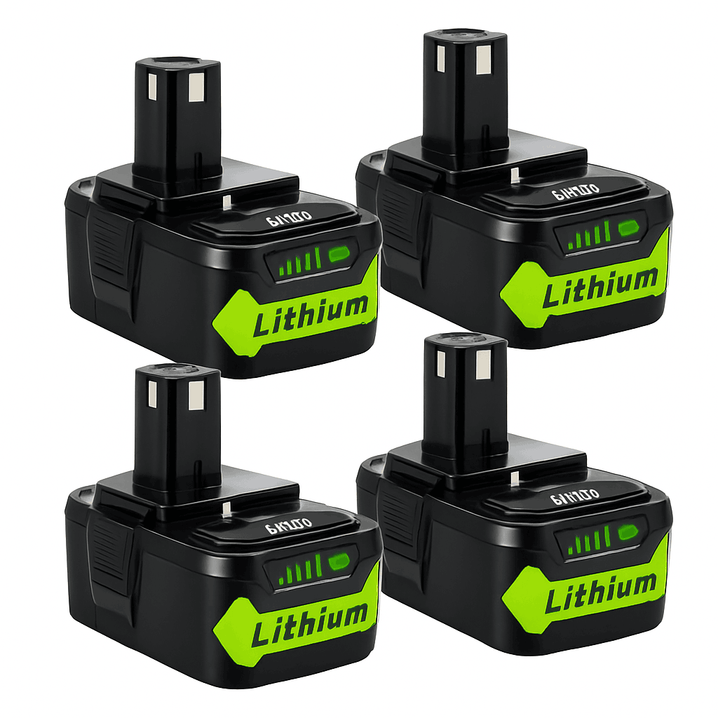 4-Pack 18V 8000mAh Li-Ion Replacement Battery-4PCS / United States
