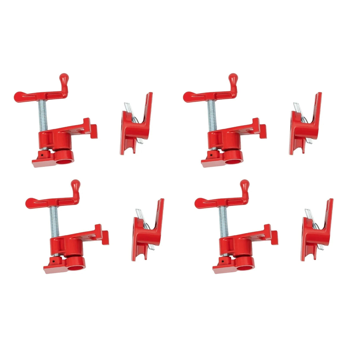 4-Pack 3/4 Inch Wood Gluing Pipe Clamp Set-Germany