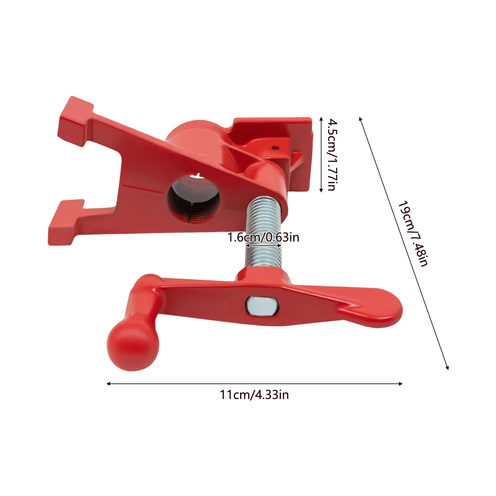 4-Pack 3/4 Inch Wood Gluing Pipe Clamp Set-Germany
