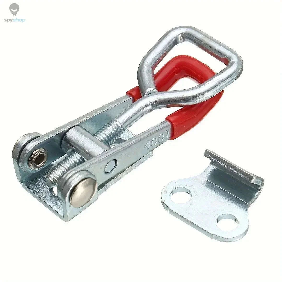 4 Pack Heavy Duty Adjustable Strap Latch Clamps-Red