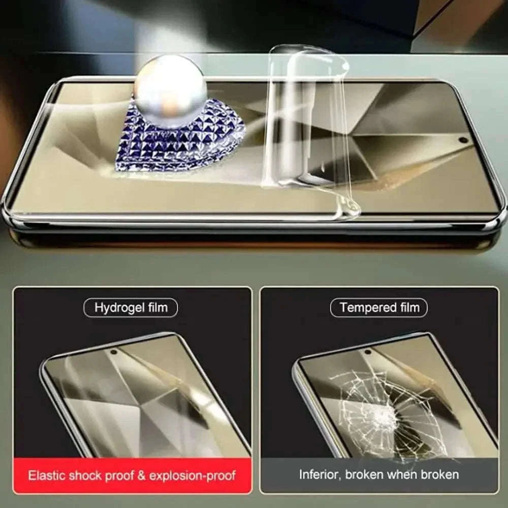 4-Pack Hydrogel Screen Protectors for Samsung Galaxy S25–S20 Ultra Plus FE-Samsung S21 FE / 4Pcs / Hydrogel Film
