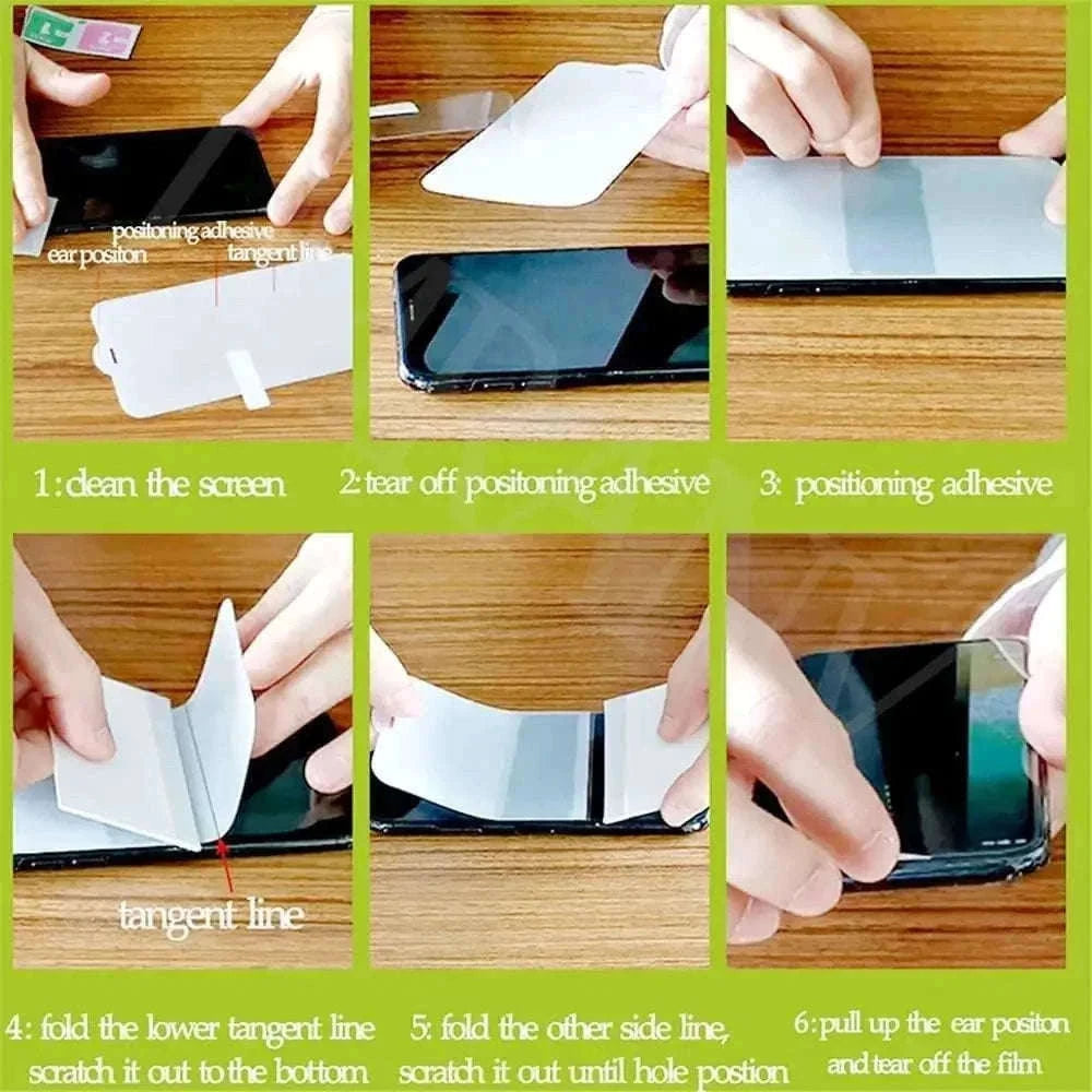 4-Pack Hydrogel Screen Protectors for Samsung Galaxy S25–S20 Ultra Plus FE-Samsung S21 FE / 4Pcs / Hydrogel Film