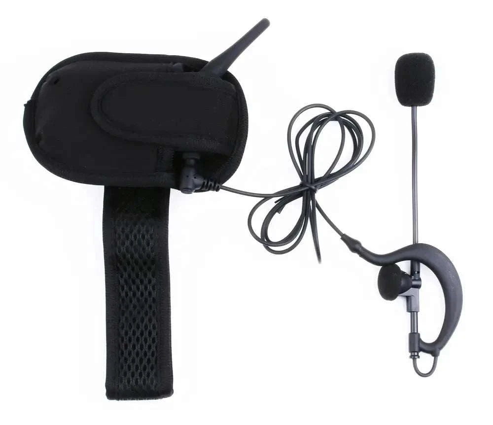 4-Person Referee Intercom Headset V4C 1200m Full Duplex Bluetooth-V4Cx4 add Handbag