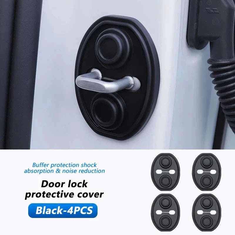 4-Piece Car Door Lock Protector Cover-4pcs