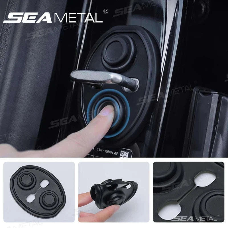 4-Piece Car Door Lock Protector Cover-4pcs