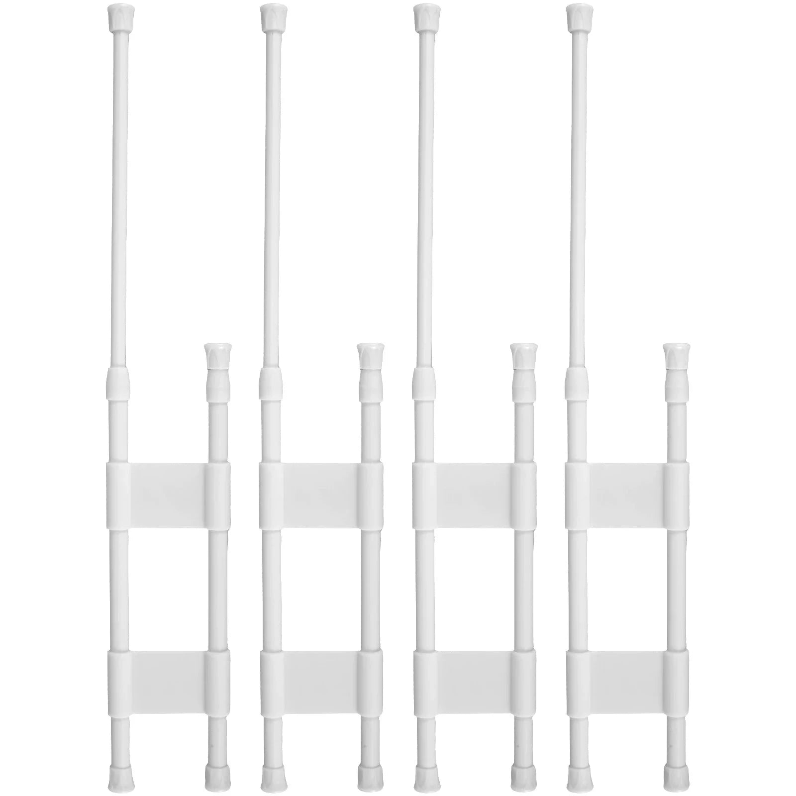 4-Piece RV Refrigerator Bar Set Adjustable Tension Storage Rods-4PCS