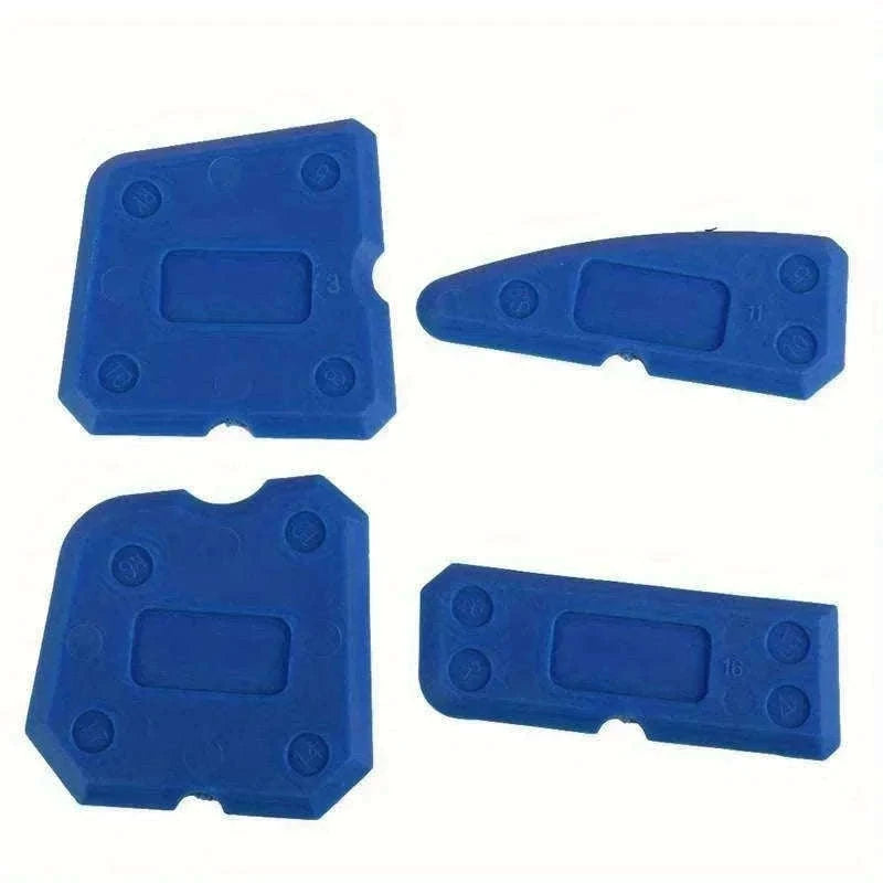 4-Piece Silicone Caulking Tool Kit for Clean Seal Lines-Default Title