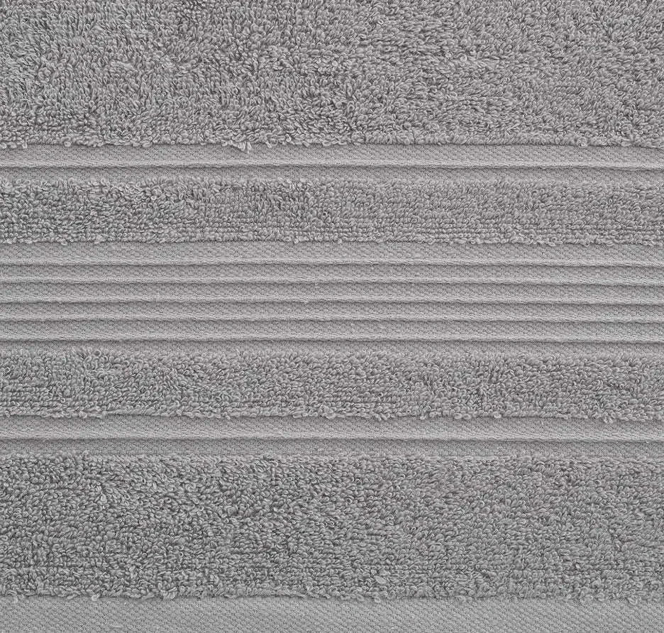 4-Piece Turkish Cotton Washcloths Towel Set-Light Grey / United States