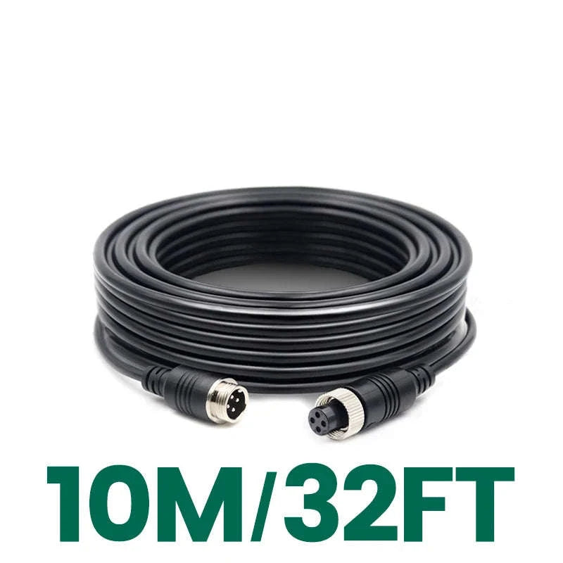 4-Pin Aviation Extension Video Cable for Vehicle Camera Monitor Connection-15m