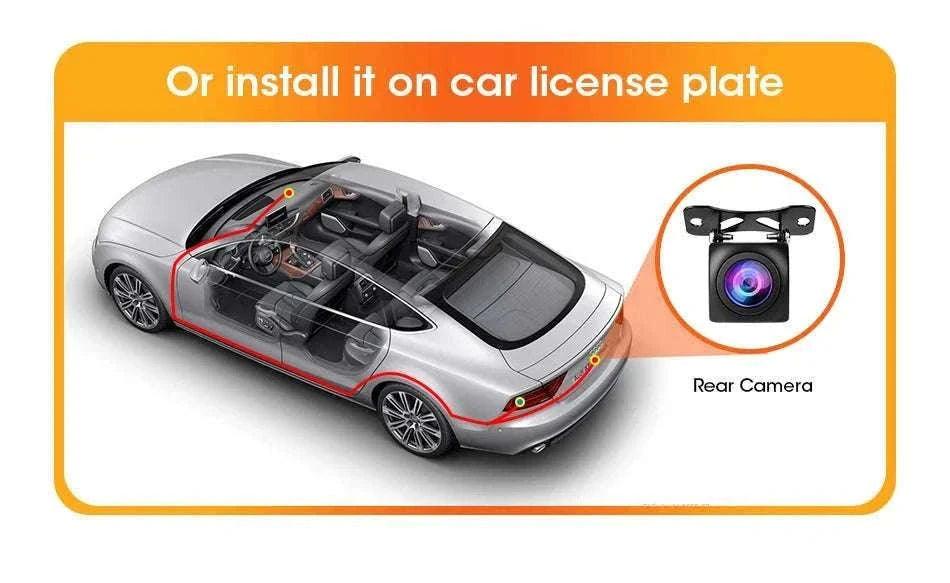4‑Pin Rear View Backup Camera 1080P Waterproof Night Vision-For 4pin DVR