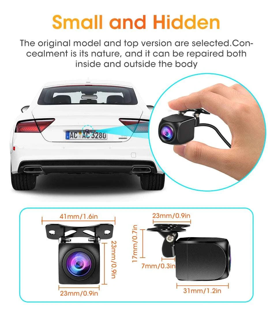 4‑Pin Rear View Backup Camera 1080P Waterproof Night Vision-For 4pin DVR