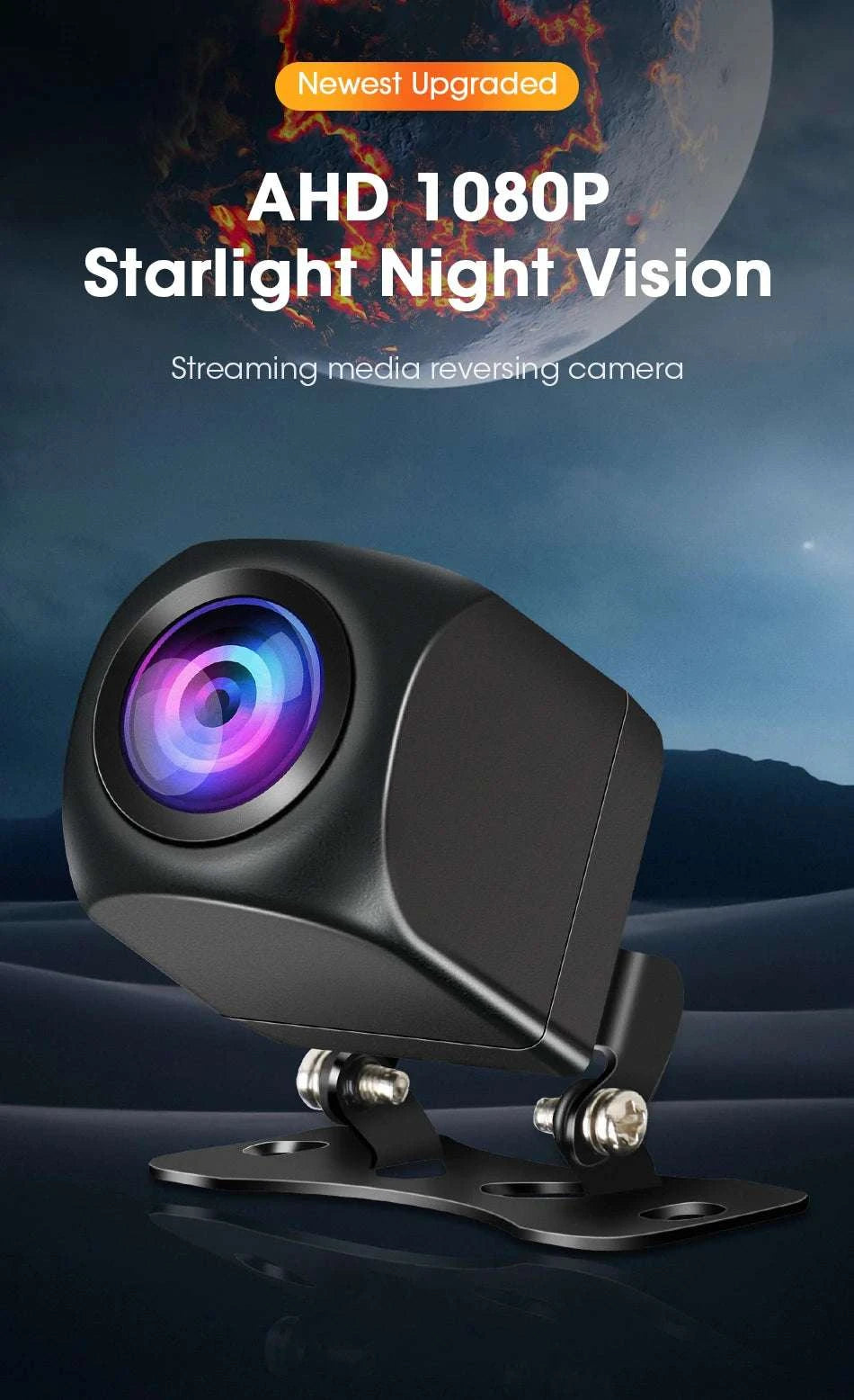 4‑Pin Rear View Backup Camera 1080P Waterproof Night Vision-For 4pin DVR