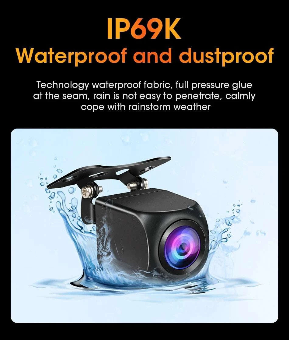 4‑Pin Rear View Backup Camera 1080P Waterproof Night Vision-For 4pin DVR