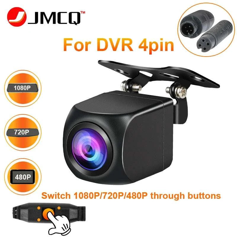 4‑Pin Rear View Backup Camera 1080P Waterproof Night Vision-For 4pin DVR