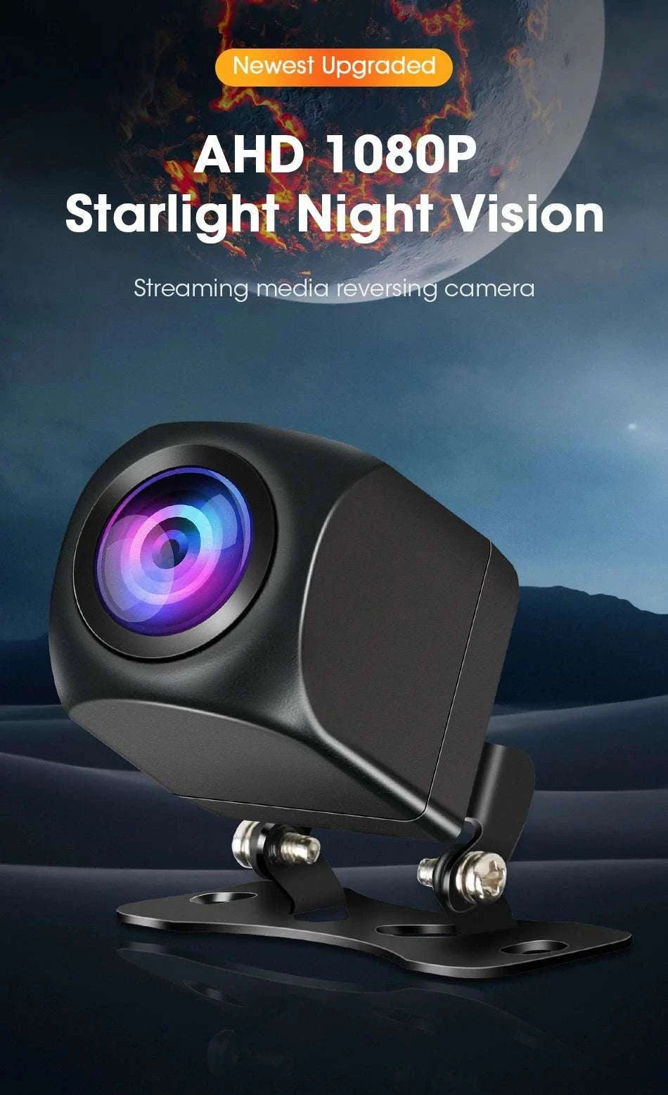 4‑Pin Rear View Backup Camera 1080P Waterproof Night Vision-For 4pin DVR