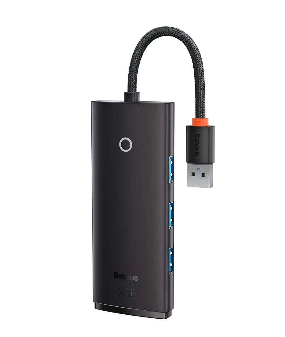 4-Port USB-C to USB 3.0 Hub Adapter, 5Gbps Transfer-USB A HUB 1m Black
