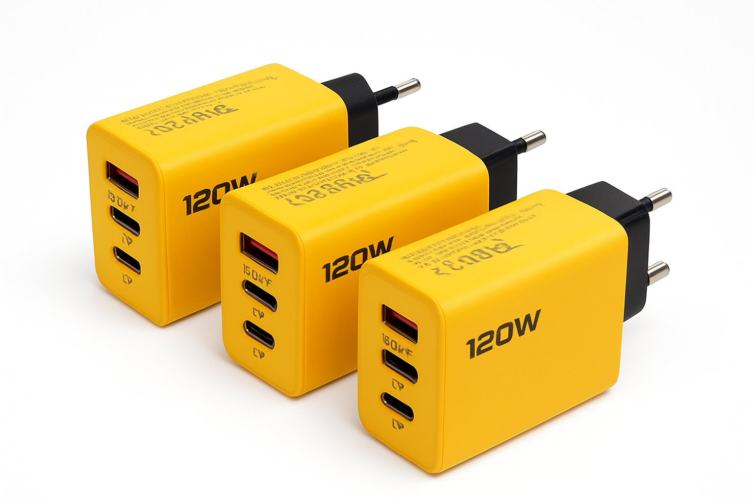 USB C PD 4-Port Fast Charging Charger with Quick Charge 3.0