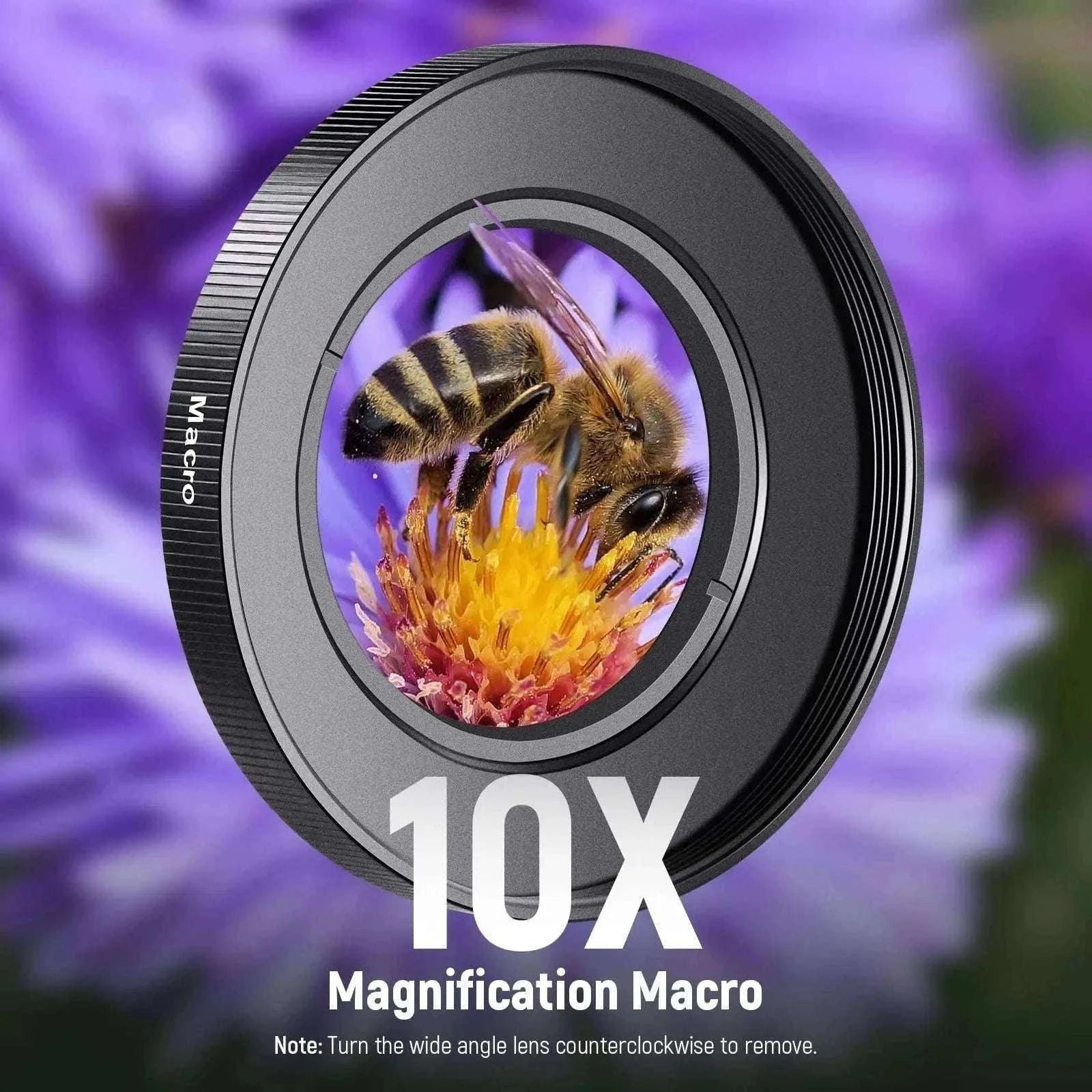 40.5mm 2-in-1 Wide Angle & 10X Macro Lens for Sony ZV-E10 ZV-1F-China Mainland