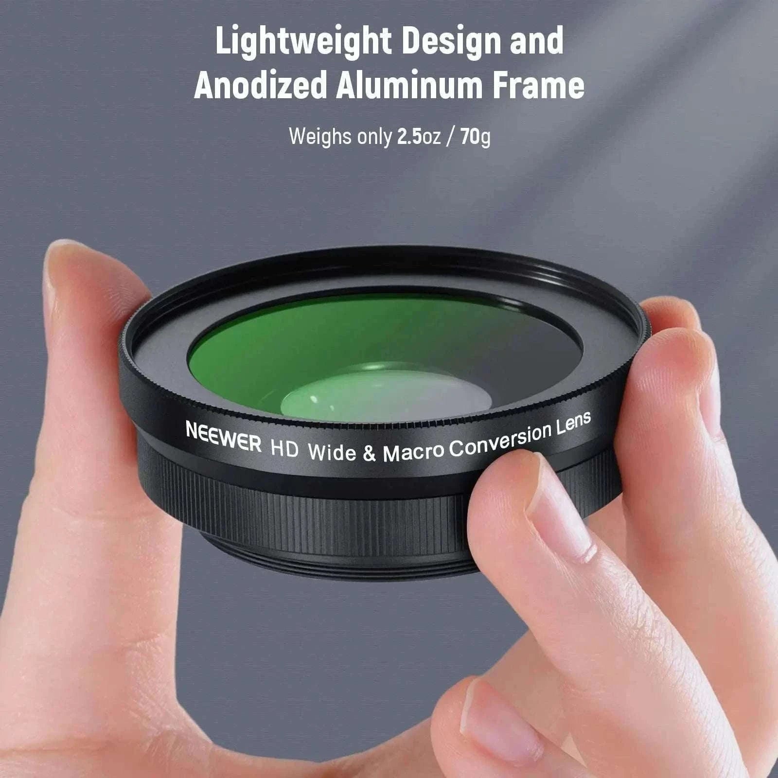 40.5mm 2-in-1 Wide Angle & 10X Macro Lens for Sony ZV-E10 ZV-1F-China Mainland