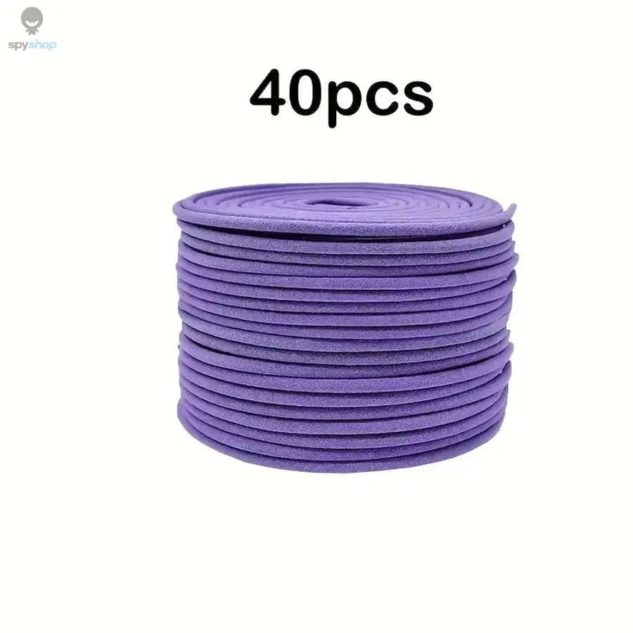 40 Lavender Aromatherapy Coils for Air Purification, Yoga & Meditation-18pcs