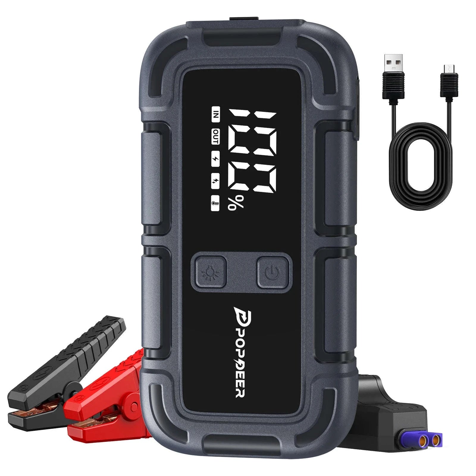 4000A 12V Jump Starter with LCD Display and Dual USB-PD-J06 / Poland