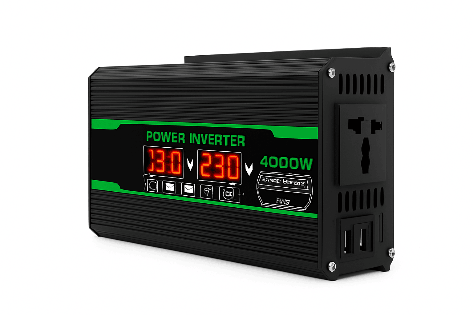 400W DC 12V to AC 110V/220V Dual USB Power Inverter-AC 220V
