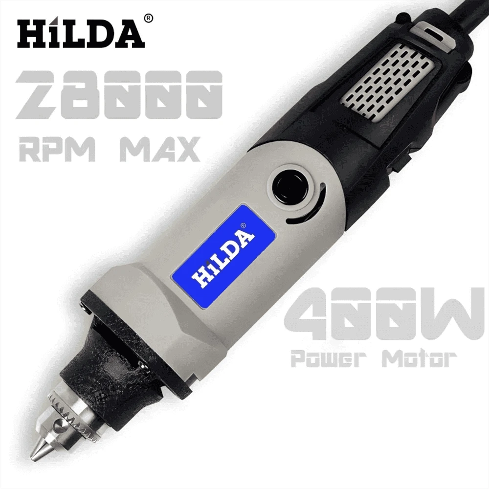 400W Rotary Tool with 6-Speed Variable Control-HH037 / United States