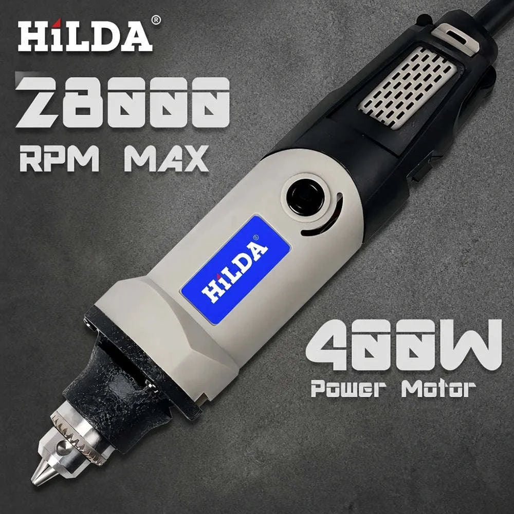 400W Rotary Tool with 6-Speed Variable Control-HH037 / United States